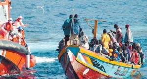 boat immigrants Mediterranean