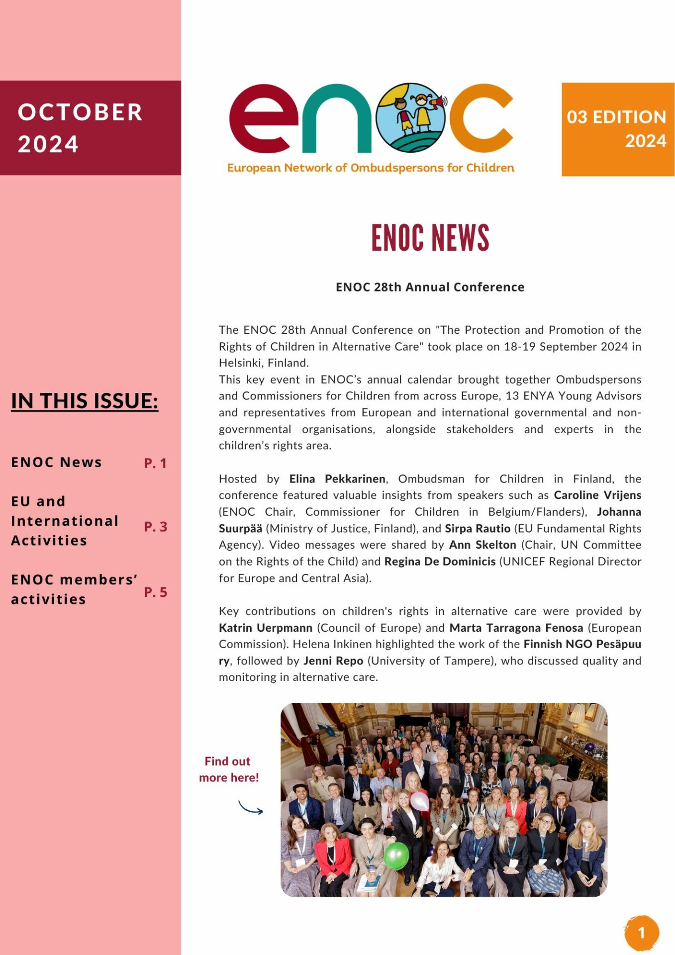 Newsletter 3rd Edition October 2024