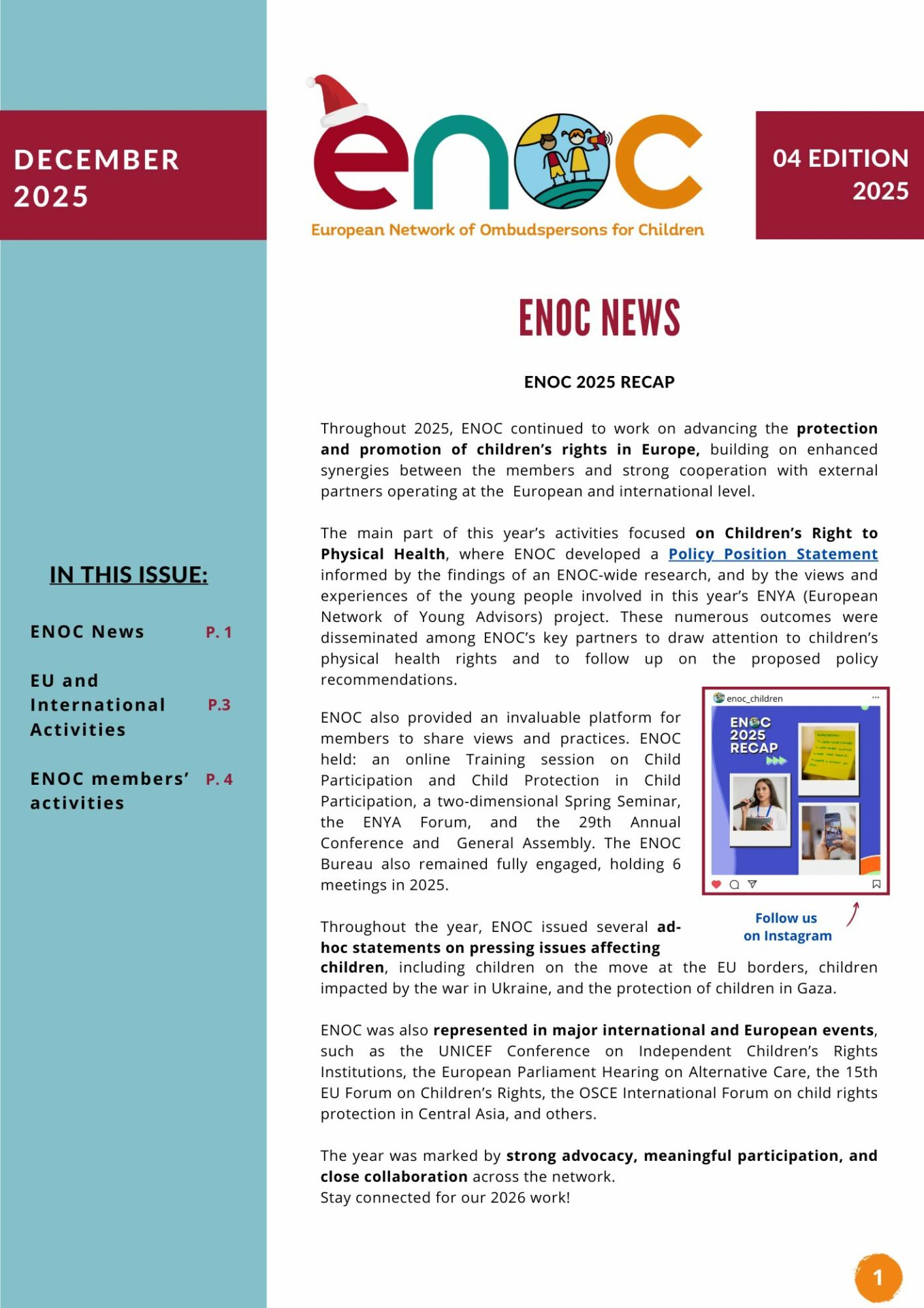 Newsletter 4th Edition December 2025 (1)